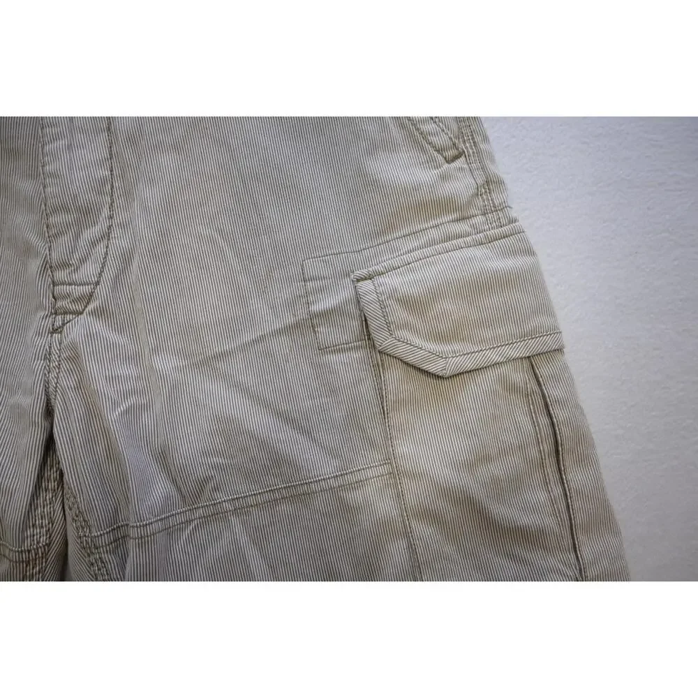 Polo Ralph Lauren Striped Cargo Shorts Rugged Baggy Mens Size‎ 34